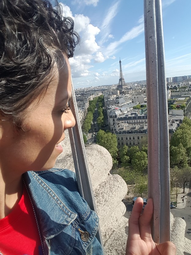 Atop the Arc de Triomphe